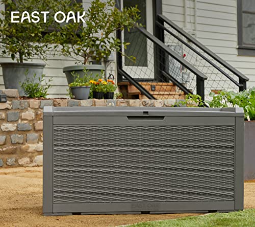 Outdoor Storage Box 31 Gallon Waterproof Resin Deck Box V3075