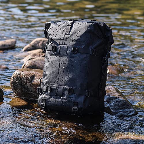 Motorcycle Tail Bag Waterproof Saddle Pannier Rear Rack Trunk J4607