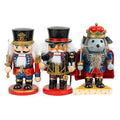 Christmas Nutcrackers Figures 7 Inch Wooden Mouse King Soldier Pirate Decorations O68716