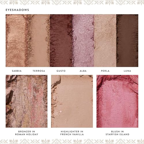 Baked Palette - Tuscan Dreams - Full Size - Bronzer, Blush, Highlighter, 6 Eyeshadows E2675