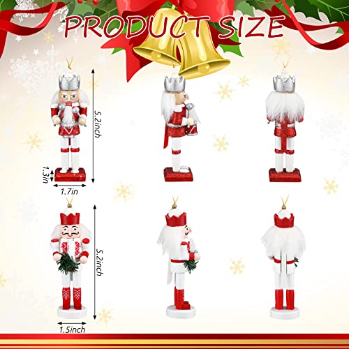 Christmas Nutcracker Ornaments Wooden Hanging Decorations 5 Inch H421