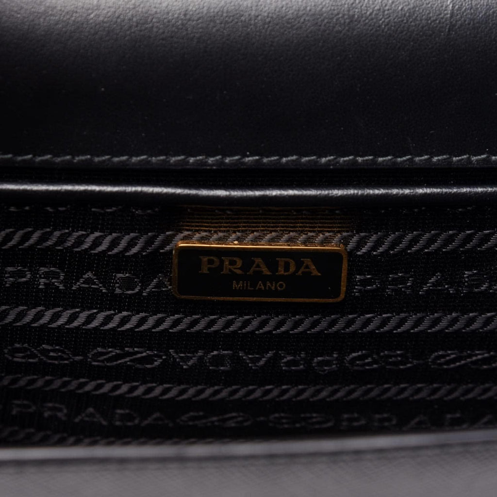 Saffiano Leather Chain Crossbody Bag X133