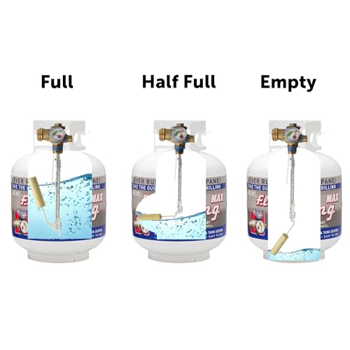 20LB Steel Propane Tank Cylinder with Built-in Gauge for Grills and BBQs Y6300