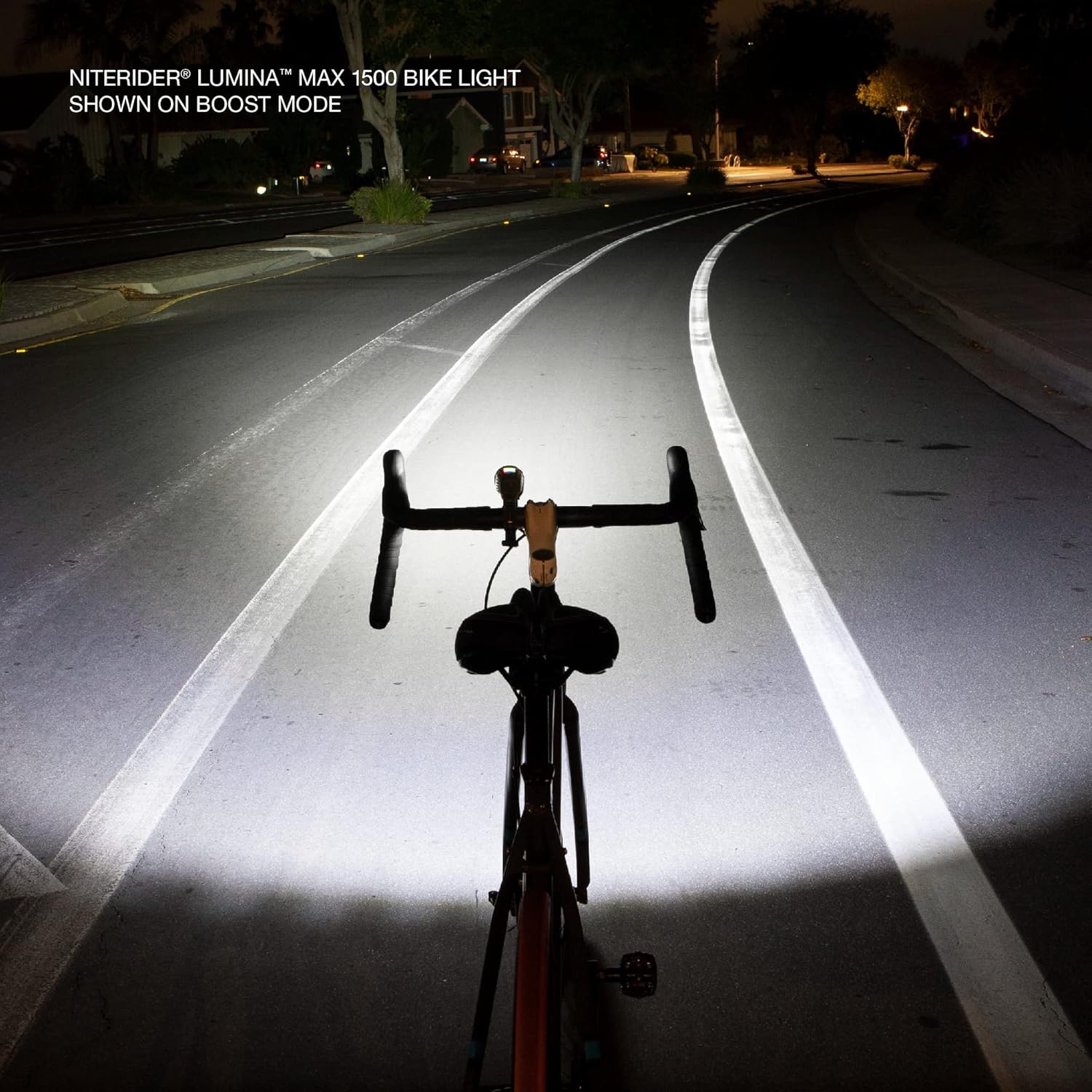 Rechargeable 1500 Lumen Bike Front Headlight for MTB Road Commuter I71226