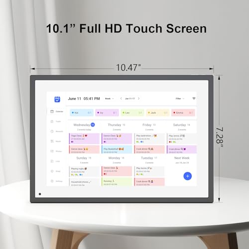 10.1 inch Wall Planner Digital Calendar & Chore Chart with Touchscreen B3703