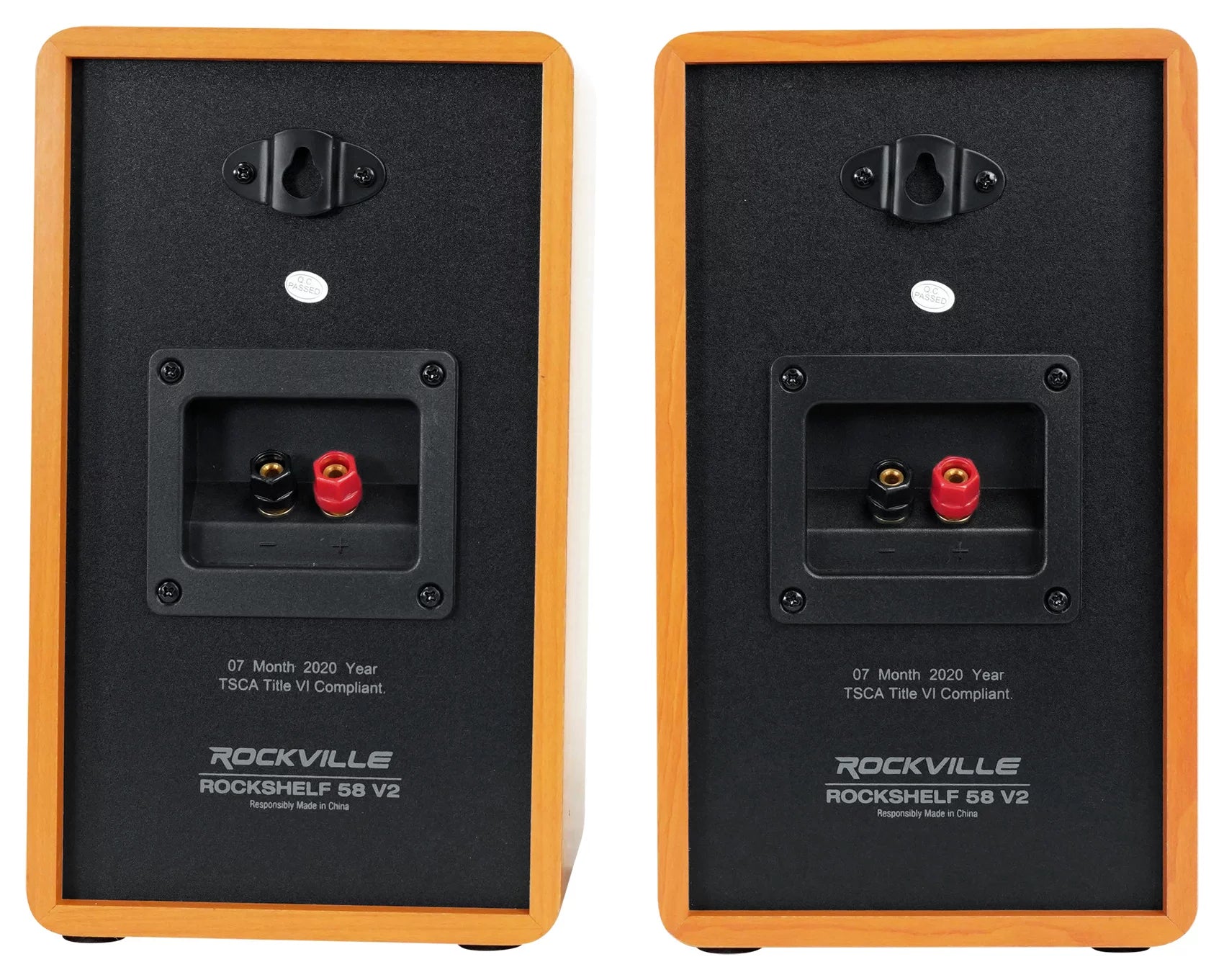 Bookshelf Speakers with Stands and Speaker Wire Z466