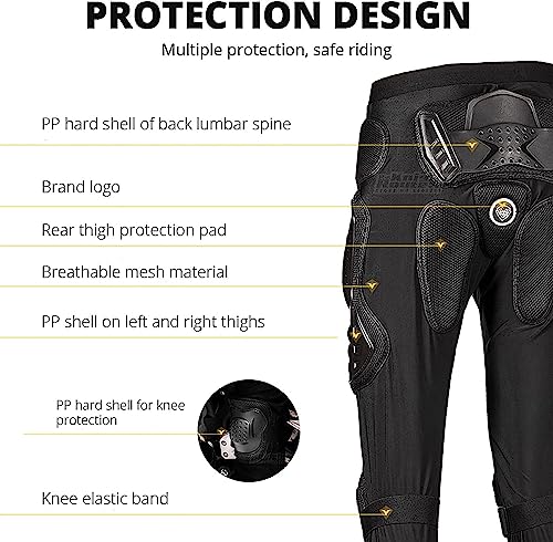 Adult Bike Protective Gear, Full Body Suit Armor Jacket and Pants for Cycling, Skiing and Skating Q47744