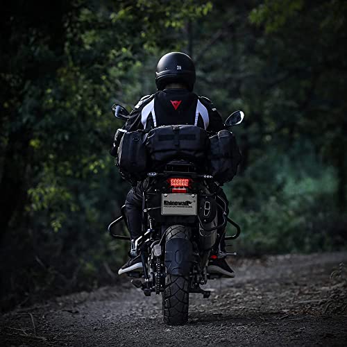 Motorcycle Tail Bag Waterproof Saddle Pannier Rear Rack Trunk J4607