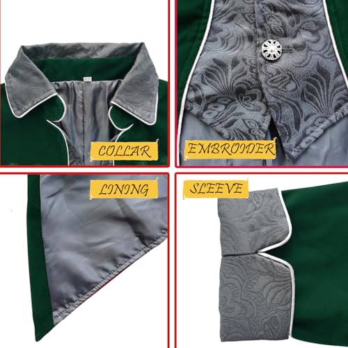 Medieval Steampunk Tailcoat Halloween Costume for Men X37438