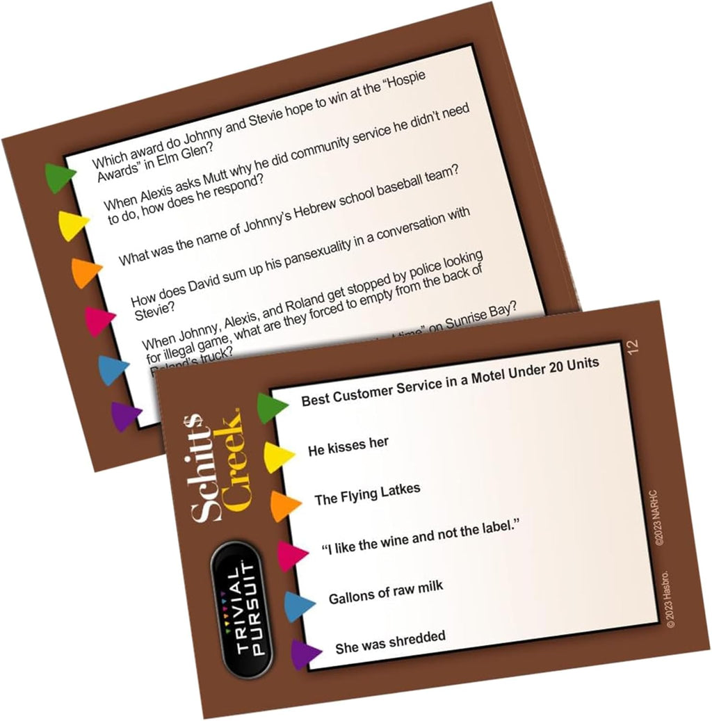 Trivial Pursuit Schitt's Creek Edition Trivia Game J623986