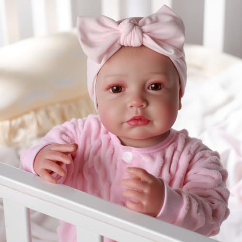 20-inch Soft Vinyl Reborn Baby Doll with Accessories N401