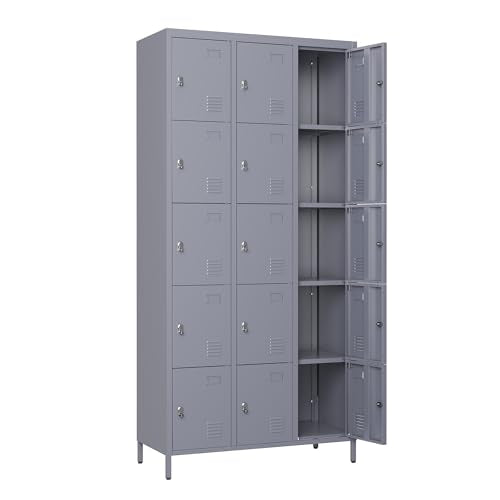 Metal Lockers with Shelves 72" H for Employees C448234