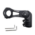 UPANBIKE Bike Stem 130 Degree Adjustable Bicycle Stem 75mm 90mm 130mm Handlebar Stem Riser for 31.8mm Handlebars, MTB Stem Road Bike Stem Riser Adapter
