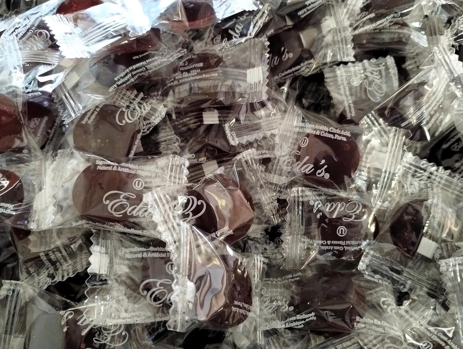 1LB Eda's Sugar Free Root Beer Hard Candy by Nuts To You | Zero Sugar Zero Carbs Fat-Free Candies Bulk in Box | Slightly Different Taste From Sugar Root Beer