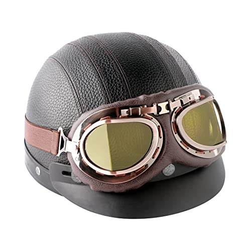 Vintage Pilot Motorcycle Goggles O2711