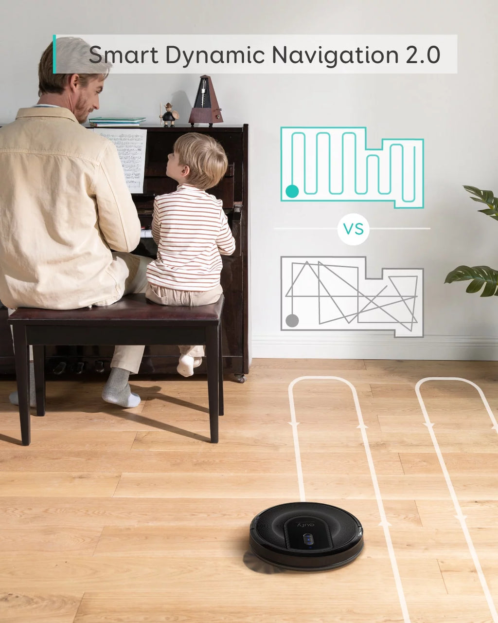 Robot Vacuum with Home Mapping and 2000Pa Suction H5997