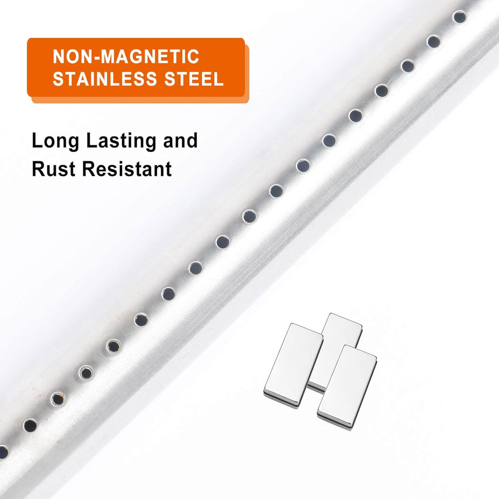 Stainless Steel Grill Burner with Porcelain-Enameled Heat Plate for Combo Grill W3025