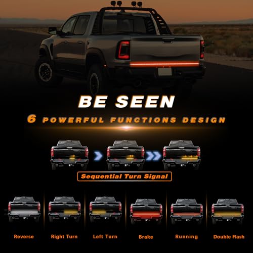 60 Inch LED Tailgate Light Bar with Reverse and Turn Signals J750361