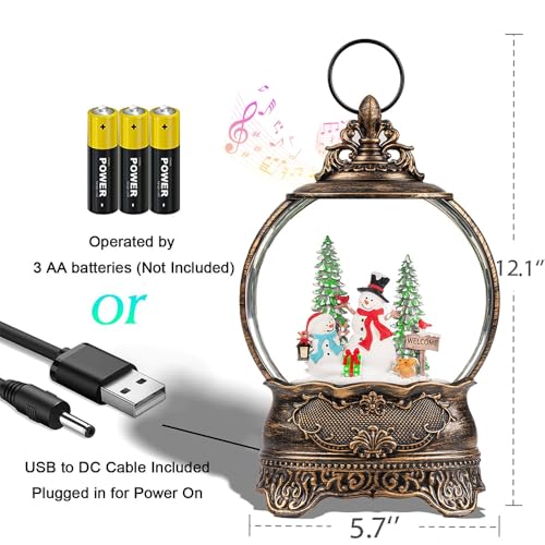 Nutcracker and Mouse King Snow Globe Music Box W567228