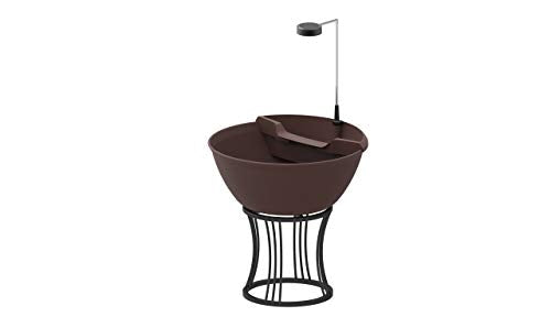 Container Water Feature Kit with Waterfall Fountain, Pump & Filtration for Indoor & Outdoor Mini Pond O74793