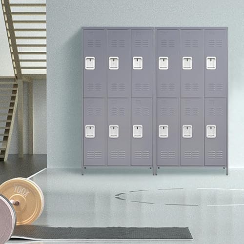 Metal Lockers with Shelves 72" H for Employees C448234