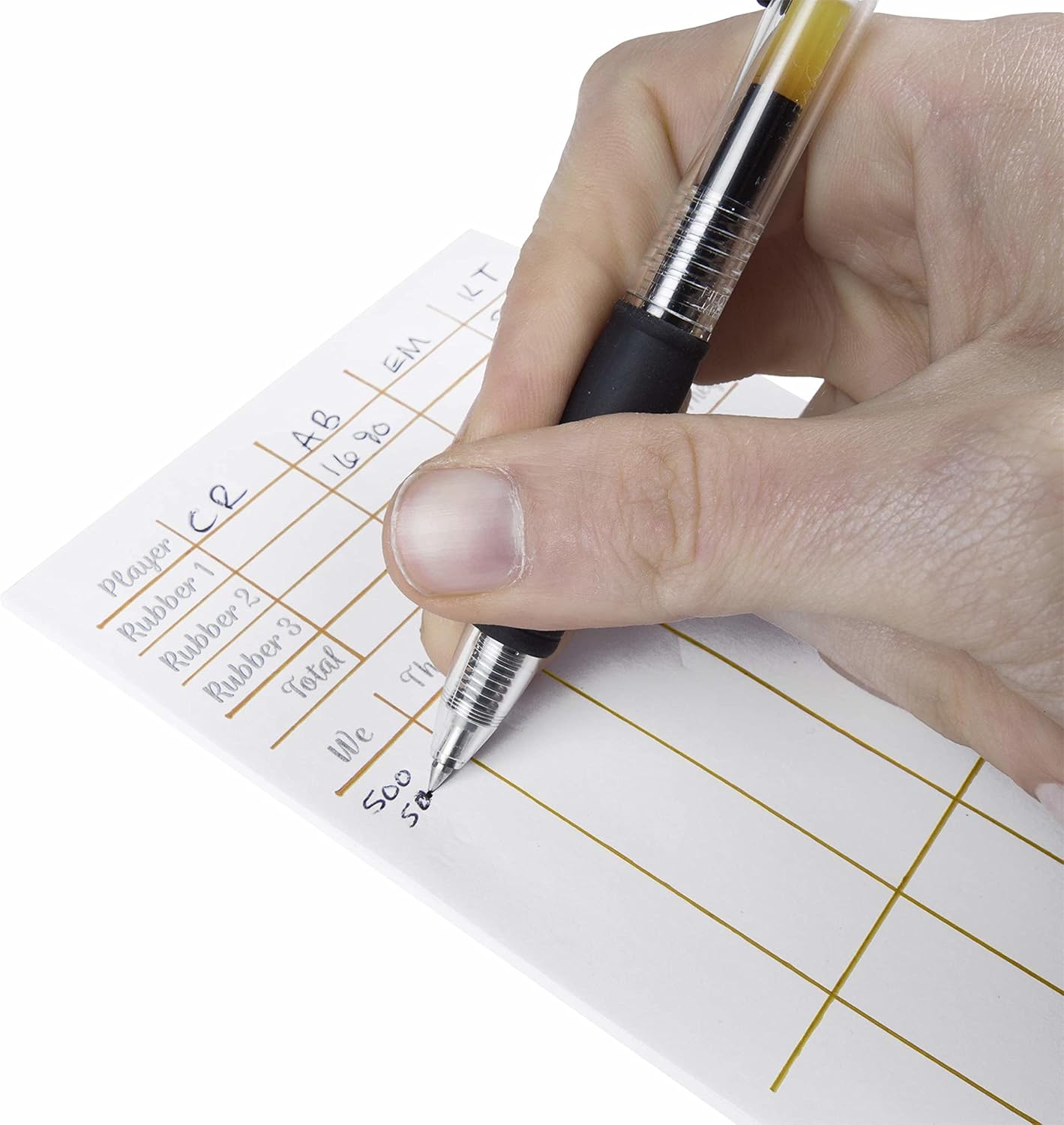 Bridge Scorecards, 75-Pack Replacement Score Sheets T531901