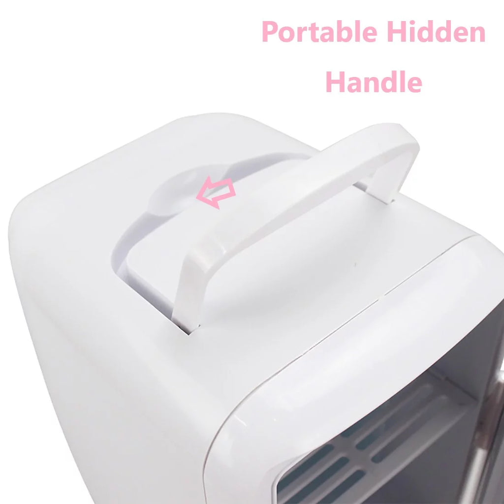 Mini Car Fridge 4L Portable Cooler & Warmer for Travel, Pink X986