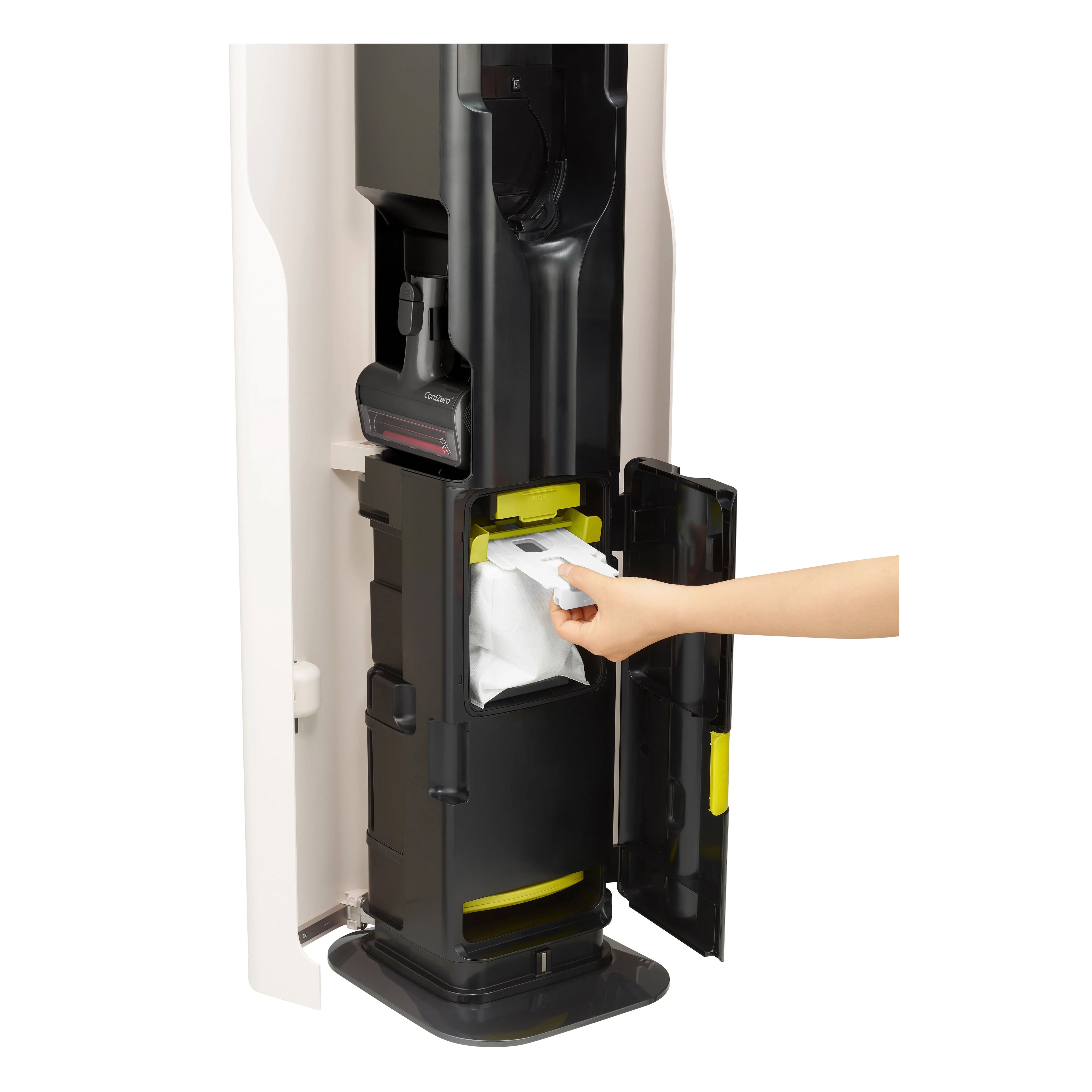 Cordless Stick Vacuum with Auto Empty, Sand Beige P10624