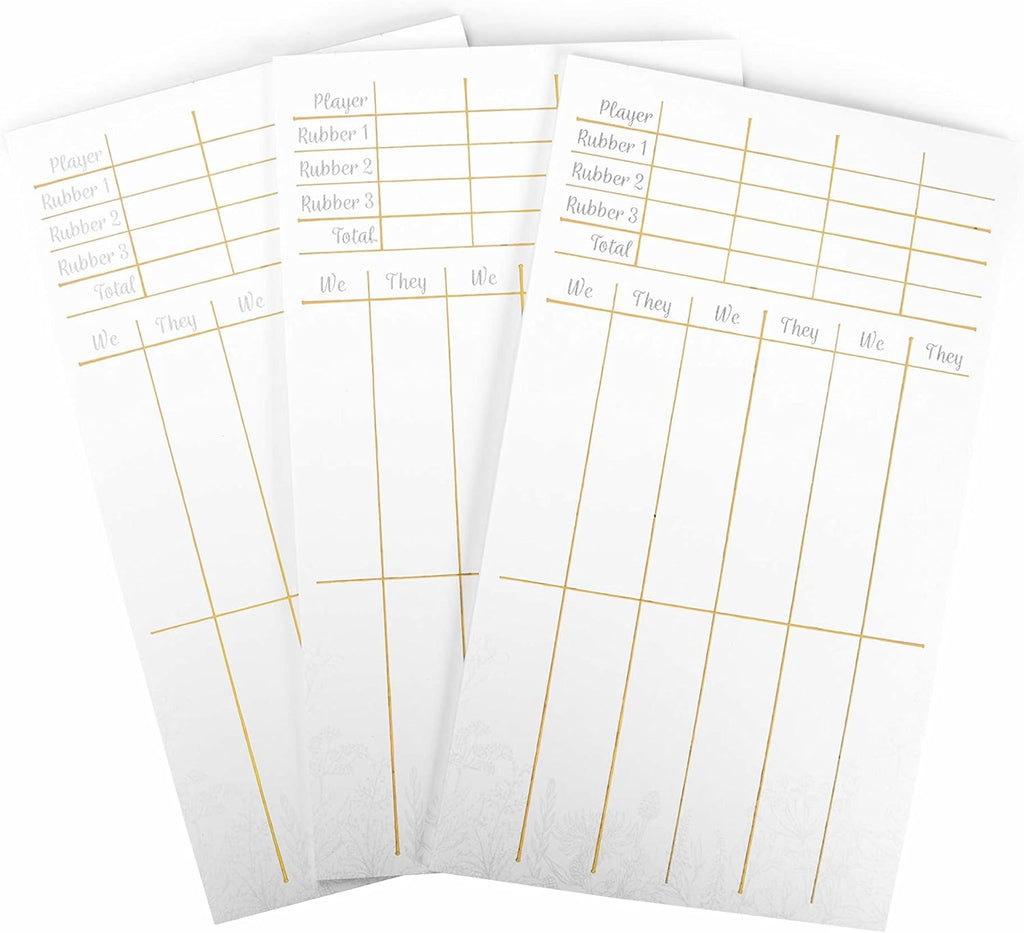 Bridge Scorecards, 75-Pack Replacement Score Sheets T531901