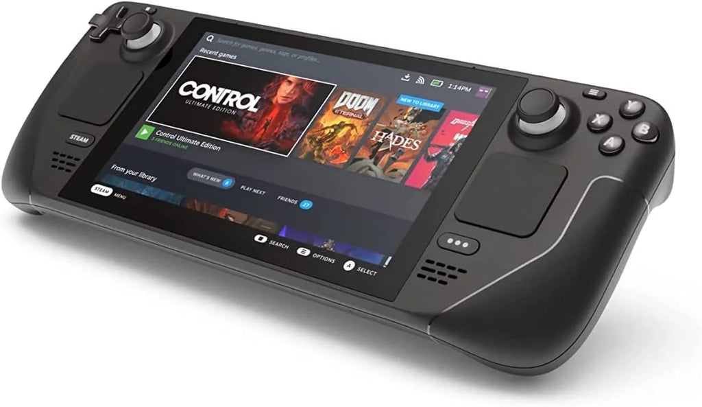 Handheld Gaming Console 1TB with Carrying Case & Screen Protector Bundle S571