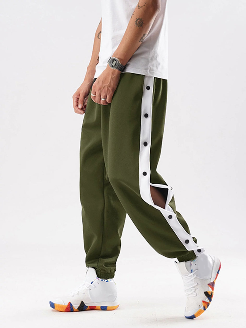 Men Tear Away Pants Quick Dry Loose Fit L977607
