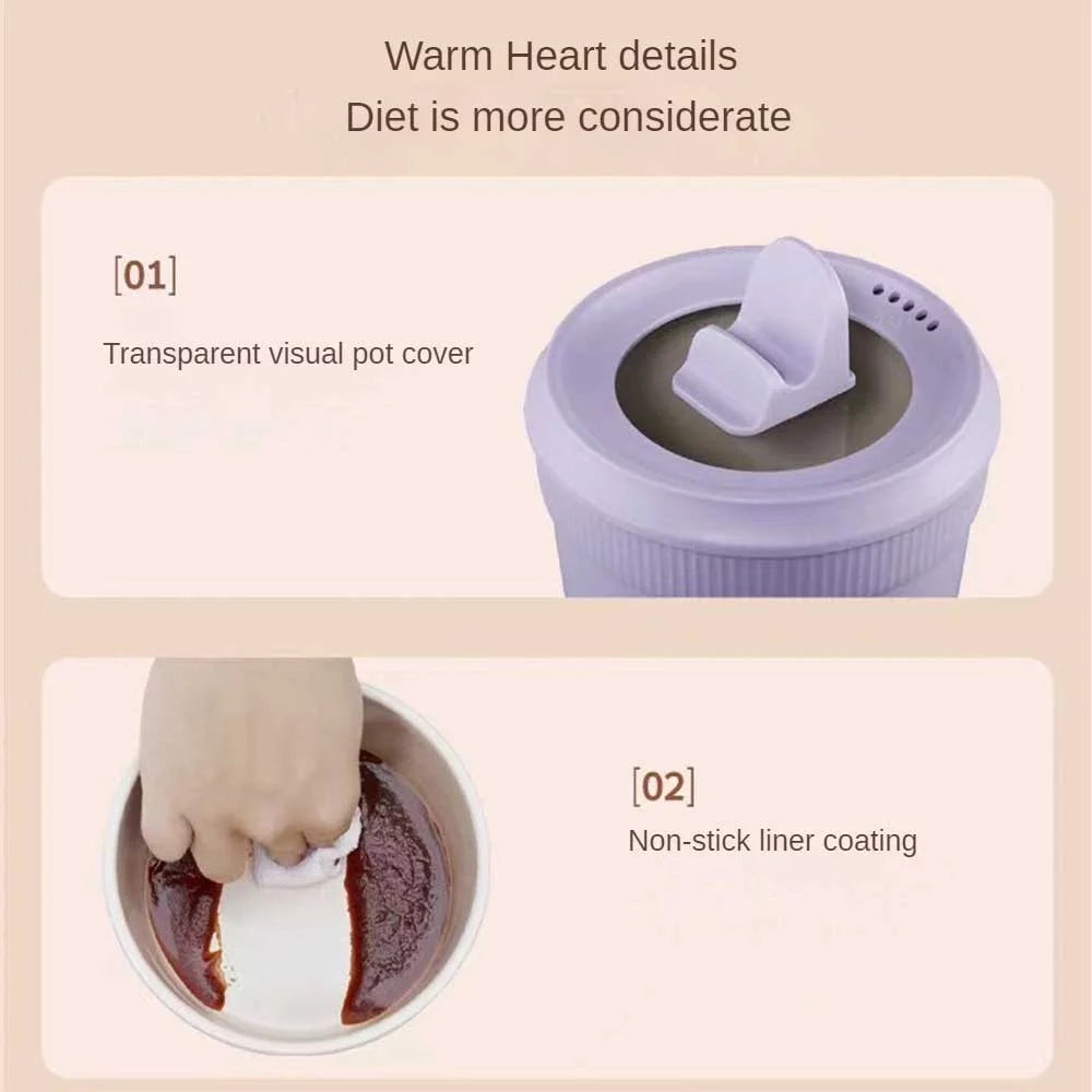 Mini Electric Cooker Portable Small Pot X63060