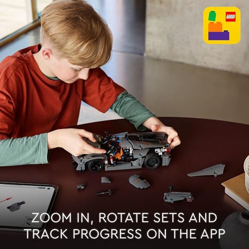 Sports Car Building Toy Set for Kids, Buildable Model Kit R61272