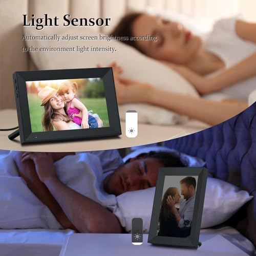 WiFi Digital Photo Frame 10.1 Inch IPS HD Touch Screen with 32GB Storage O9566