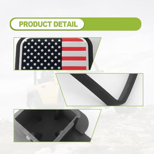 Trailer Hitch Dust Plug Square Mouth Protection Cover for RV SUV Cars W137682