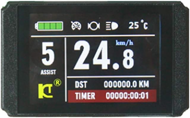 NBPOWER Ebike 24V 36V 48V Display Intelligent KT LCD LCD8H Control Panel Electric Bicycle Bike Parts Controller, Ebike Color Display.