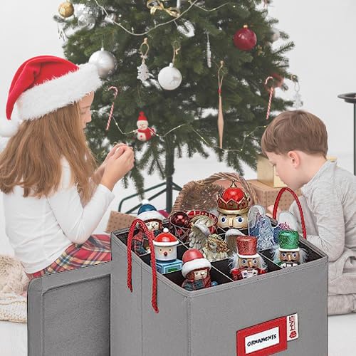 Christmas Nutcracker Storage Box for Figurines and Ornaments R1156