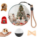 3D Crystal Ball Photo Video Player Christmas Ornament I115