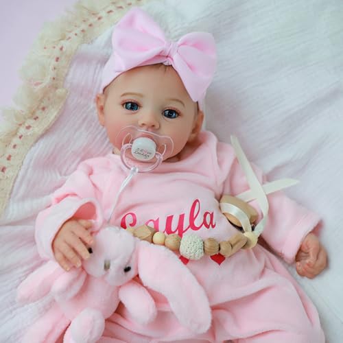18 Inch Realistic Reborn Baby Doll Girl with Soft Weighted Body H76938