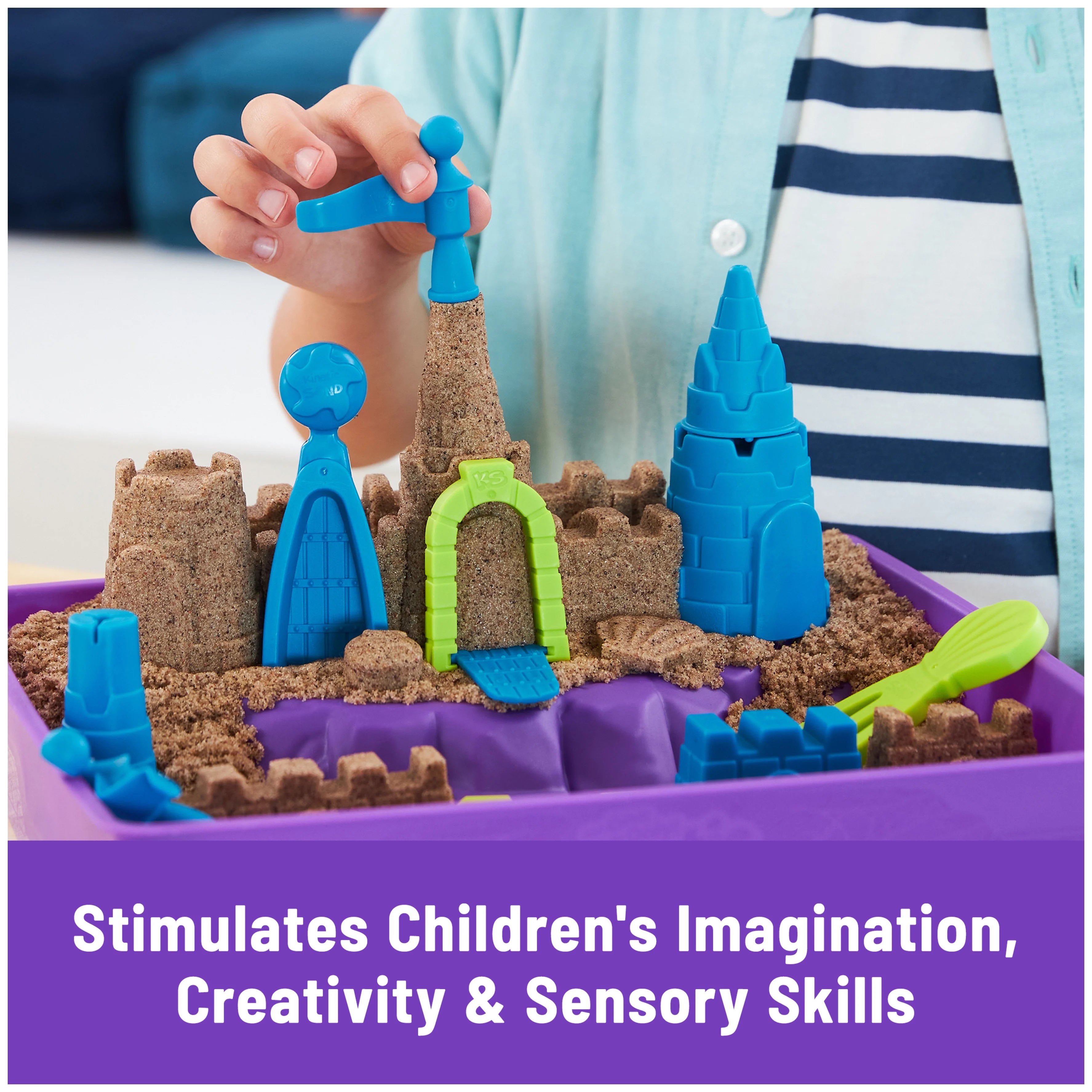 Beach Castle Sand Play Set with Molds & Tools X4837