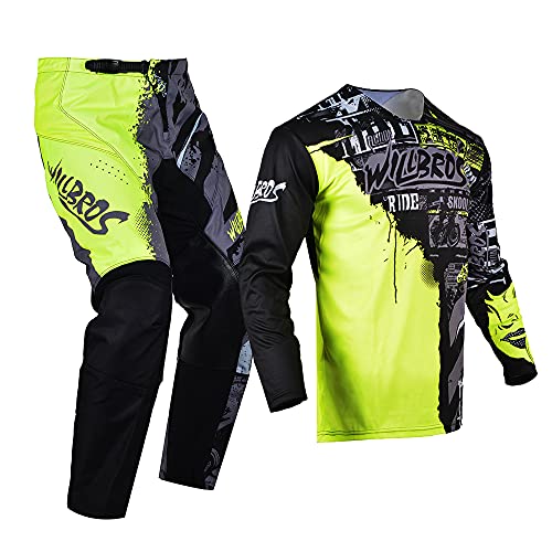 Youth Motocross Jersey and Pants Set for Kids E30473