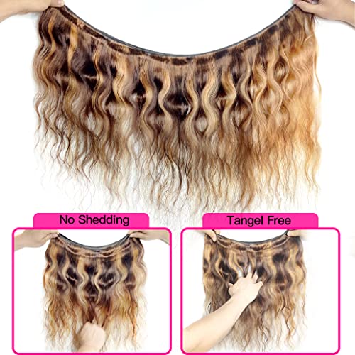 Ombre 4/27 Body Wave Human Hair Bundles V758