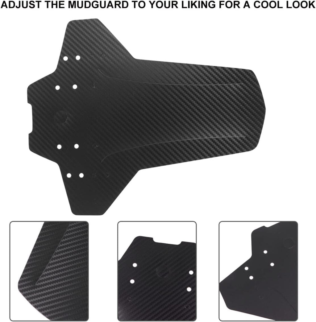 3D Carbon Fiber Universal Mud Flaps for Bike Motorcycle F961609