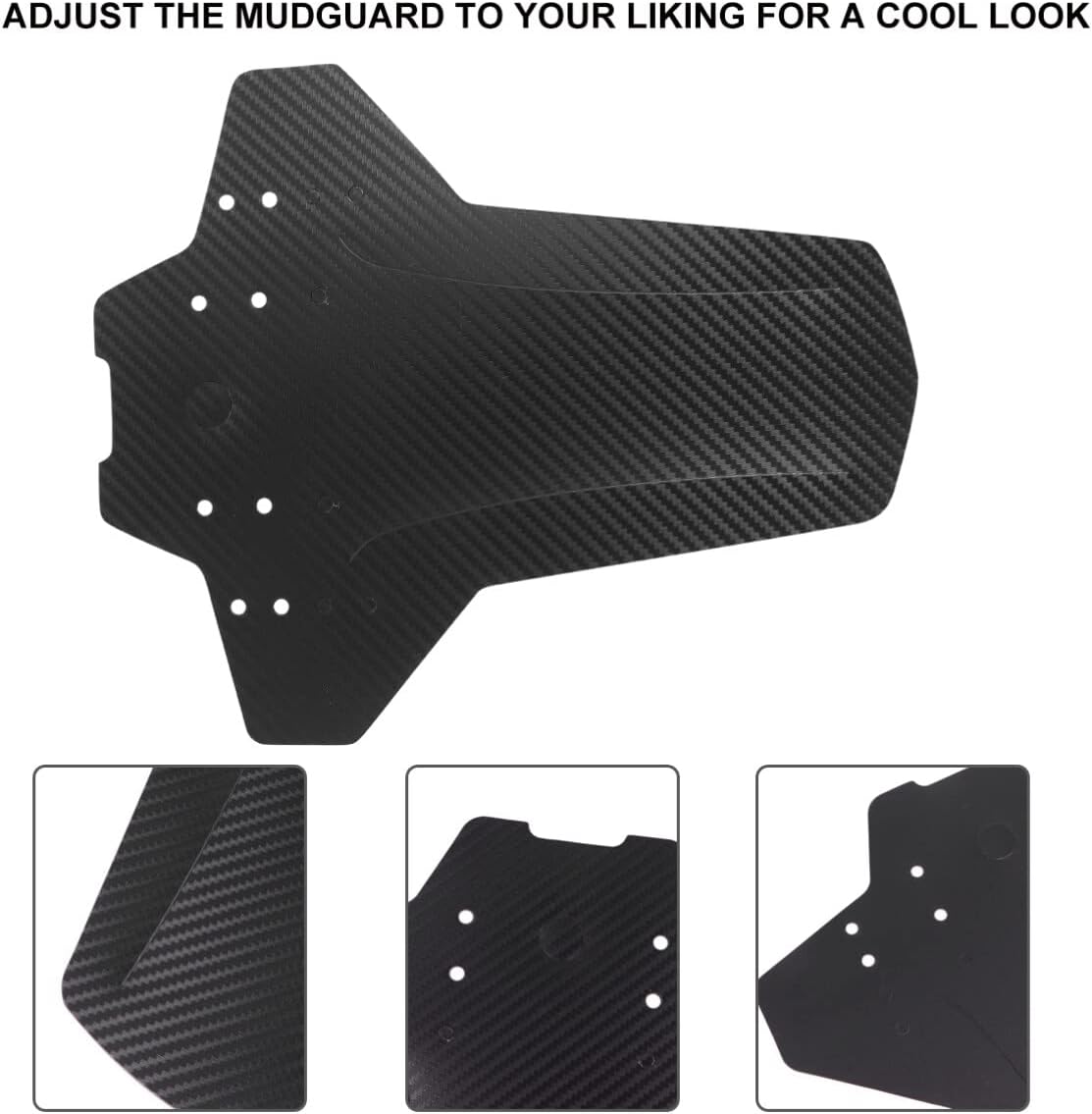 3D Carbon Fiber Universal Mud Flaps for Bike Motorcycle F961609