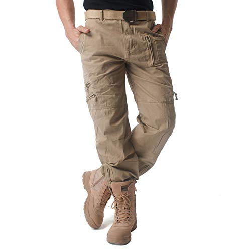 Men's Cotton Multi-Pocket Cargo Pants X554