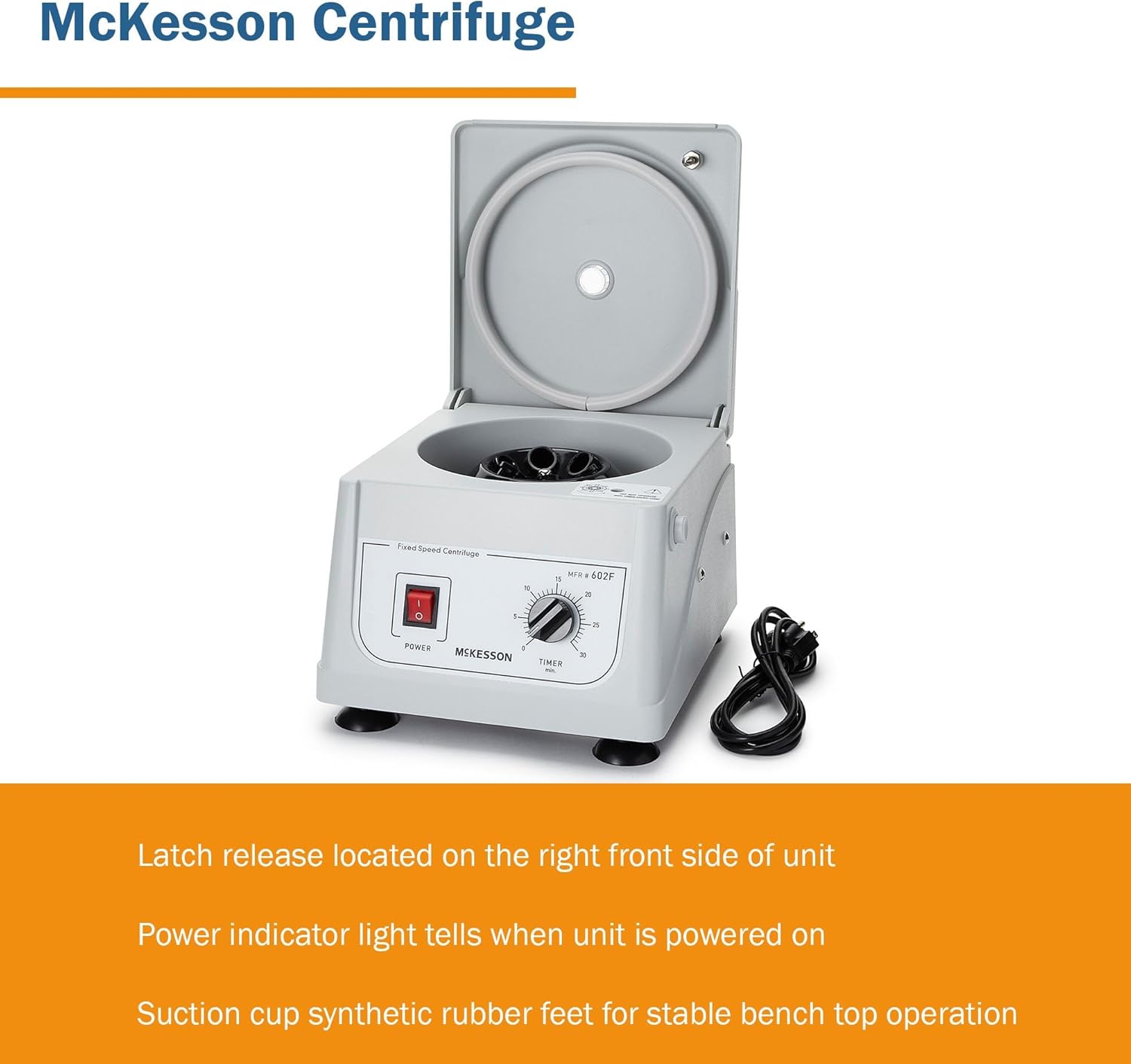 Centrifuge Machine for Laboratory Clinical Use, Fixed Speed 3400 RPM, 6-Place Rotor C809043