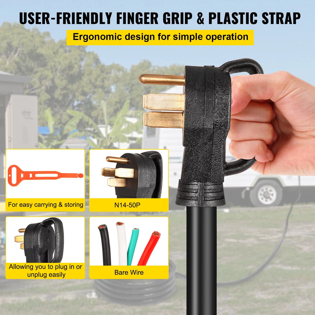 RV Extension Cord 25ft 50Amp, Heavy Duty Generator Cord Y5962