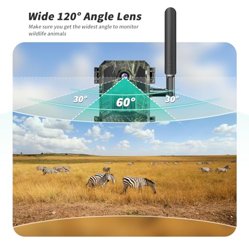 4G LTE Cellular Trail Camera with Live Streaming and Motion Activation J5433