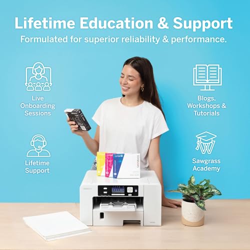Sublimation Printer Starter Bundle with Wi-Fi Connectivity D518