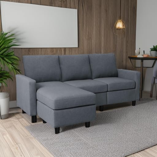 Convertible Sectional Sofa L Shaped Couch with Reversible Chaise U238492